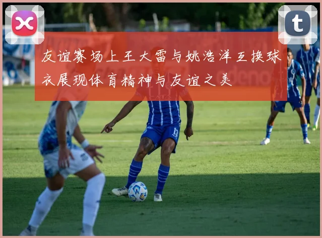 友谊赛场上王大雷与姚浩洋互换球衣展现体育精神与友谊之美